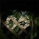 LED Light Night Pineapple Shape Solar Lights Garden Lights Hanging Waterproof Wall Lamp Fairy Night Lights Art Home Decoration