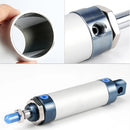 Air Pneumatic Cylinders Double Compressed Air Cylinder Cylind Pneumat Mini Bore 16/20/25 40mm Stroke 25/50 100 200 Single Lever