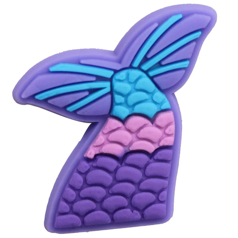 1PCS Cartoon Flower Water Droplets Polar Bear Rabbit Easter Egg Fishtail PVC Shoe Charms Sandals Shoes Decoration Kid Party Gift