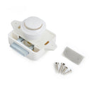 NAIERDI 10PCS Camper Car Push Lock Diameter RV Caravan Boat Motor Home Cabinet Drawer Latch Button Locks Furniture Hardware