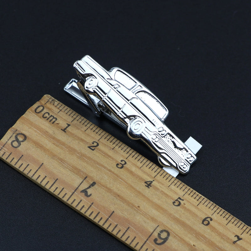 Quality Men's Classic Tie Clip Glasses Fish Airplane Fork Spoon Shape Metal Chrome Stainless Pin Clasp For Business Corbata Gift