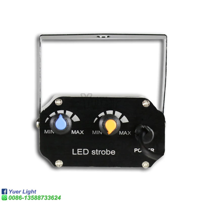 36Pcs LED Strobe Light White Color DJ Disco Stage Flash Lamp Mini Par Light Music Sound Control Christmas Stroboscope Bar Light