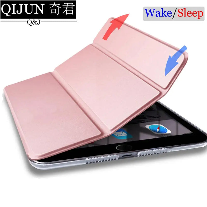 Tablet case for Huawei MediaPad T5 10.1" Leather Smart Sleep wake funda Trifold Stand Solid cover capa for AGS2-W09/W19/L03/L09