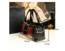 Mother Bag New Fashion Women Handbag Shoulder Messenger Middle-aged Leather Female Bag Crocodile Pattern Portable Boston Bags