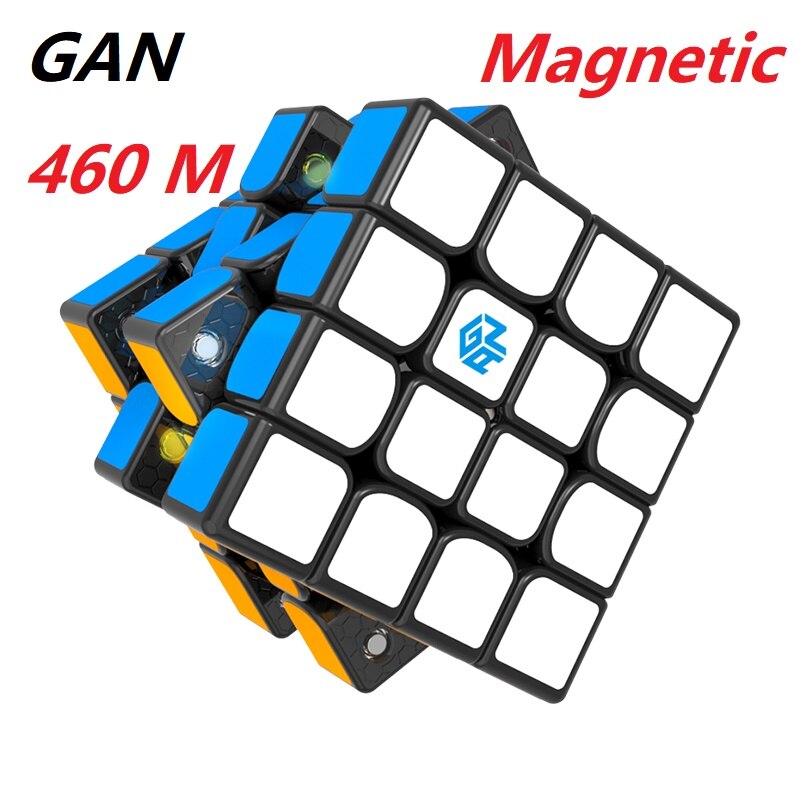 GAN 460M Magic Cube GAN460 M Magnetic4×4 Professional Speed Puzzle 4x4 4x4x4 Children Fidget Toy Magnet Competition Cubo Magico