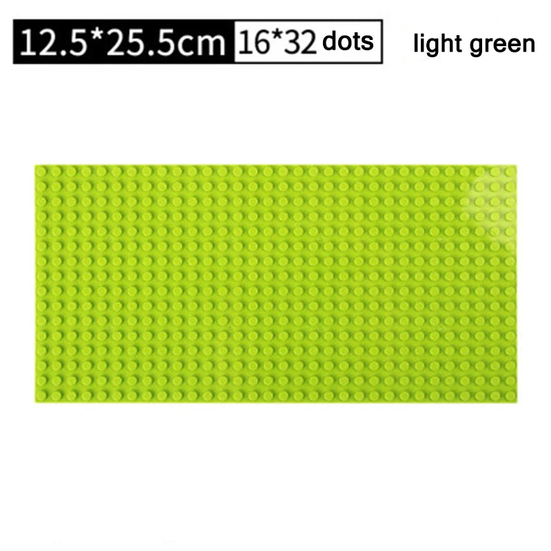 32*32 Dots Plastic Blocks Base Plates 50*50 Pink Compatible Big Brand City Classic Toys Mini Building Bricks Baseplates for Kids