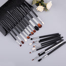 RANCAI Makeup Brushes Set 19pcs Foundation Powder Eyeshadow Contour Concealer Cosmetic Make up Brush With Bag Free Shipping