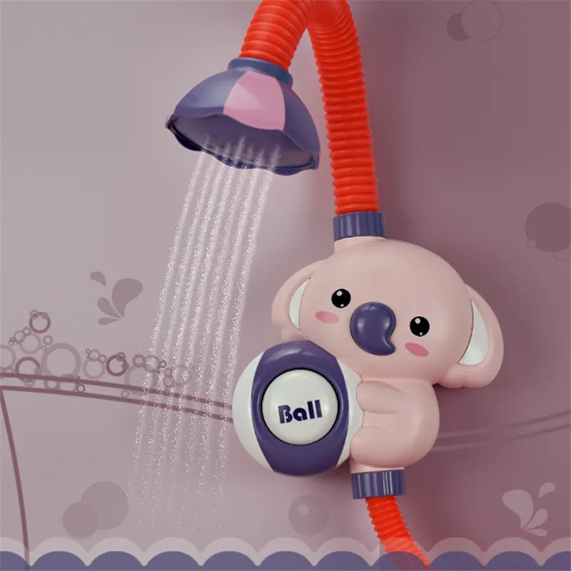 Electric Elephant Shower Toys Kids Baby Bath Spray Water Faucet Outside Bathtub Sprinkler Strong Suction Cup игрушки для детей