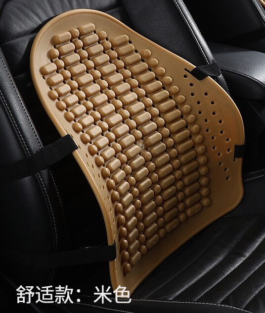 1PCS Universal Car Back Support Chair Massage Lumbar Support Waist Cushion Mesh Ventilate Cushion Pad For Car Office Home