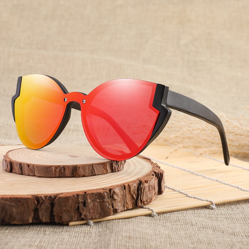 Fashion Butterfly Wood Bamboo Sunglasses Polarized for Women Mens New Brand Designer Wooden Sun Glasses UV400 Free Shipping