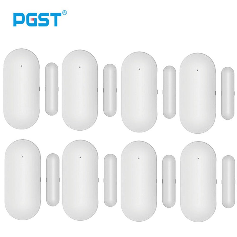 PGST Window Door Sensor for All 433mhz Wireless Home Alarm Security Smart Gap Sensor to Detect Open Door