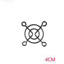 High-Quality Black CPU Cooling Fan Cover Iron Net 4cm 5cm 6cm 7cm 8cm 9cm 12cm 13.5cm 14cm Computer Chassis Hot sales