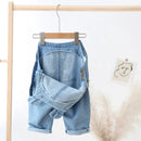 IENENS Baby Girl Overalls Kids Casual Trousers Jumpsuit Toddler Infant Denim Dungarees Child Boy Jeans Playsuit