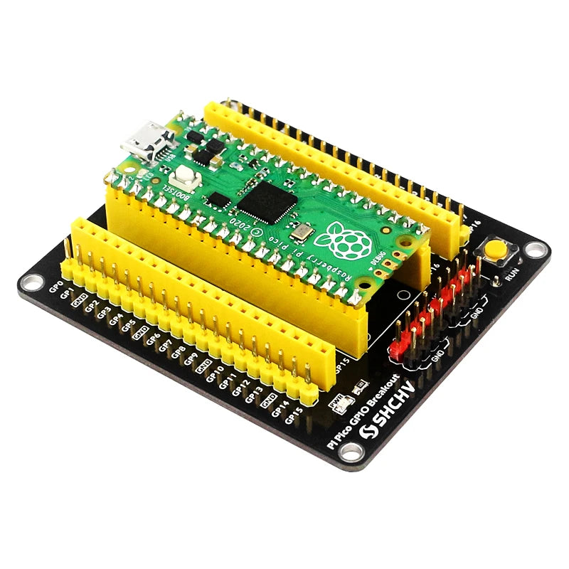 Raspberry Pi Pico GPIO Breakout Extender DIY Expansion Board Male Female Pin with Switch for RPI Pico W