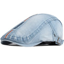 HT3685 Berets Spring Autumn Men Women Cap Hat Cotton Denim Flat Cap Artist Painter Beret Hat Male Female Adjustable Beret Cap