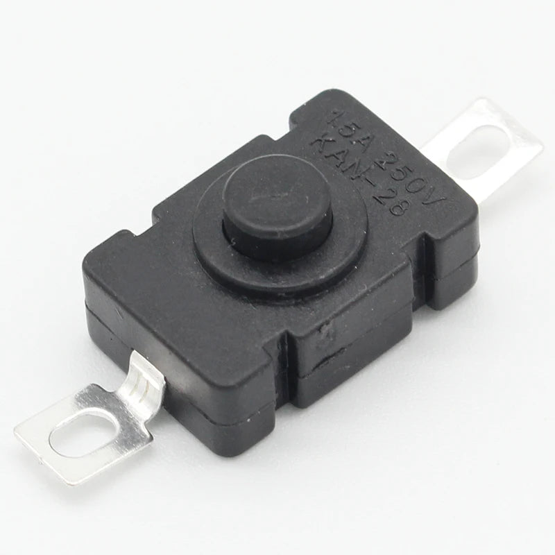 10pcs KAN-28 1.5A250V Flashlight Switches Self Locking SMD Type 18 x 12mm Push Button Switches 1812-28A