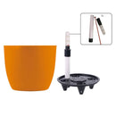 PP Self Watering Planters Flower Pots Indoor with Water Level Indicators 6x5'' New Hot