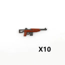 WW2 Military Weapon Building Blocks US Army Figures Guns Two-color Printing M1 Rifle M1A1 Submachine Gun Accessories Toys C270