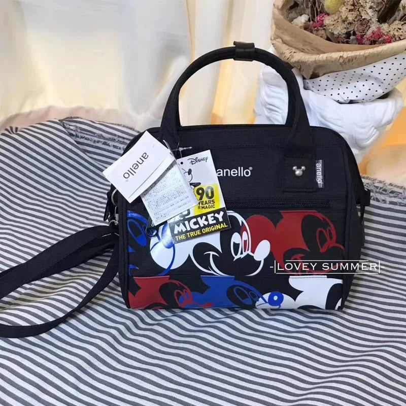 Disney Jointly Waterproof Mummy Handbag Multifunction Crossbody Bag Mickey Mouse Shoulder Messenger Bag Outgoing Baby Care Bags