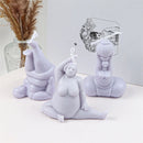 3D Human Body Art Home Decorate Plump Women Shapes For Handmade Soaps Making Resin Mould DIY Yoga Soy Wax Candle Silicone Mold