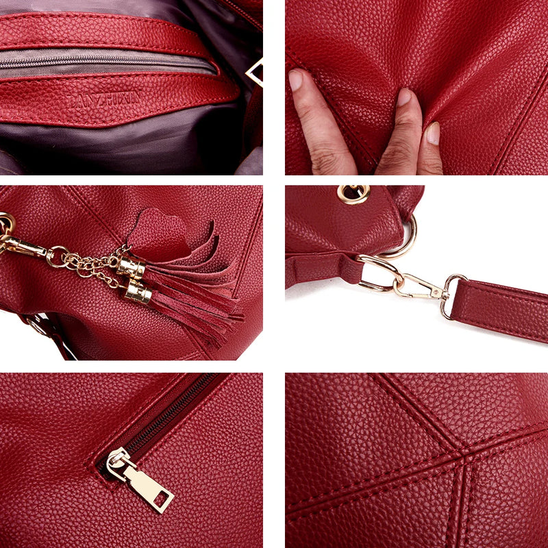 Women Soft Leather Handbags Women Messenger Bags Designer Crossbody Bag Women Top-handle Bags Tote Shoulder Bags Bolsos mujer