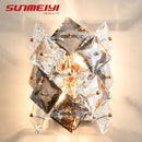 Nordic Led Wall Sconce Lamps For Living Dining Room Bedroom Crystal Bedside Indoor Lighting Home Deco applique murale intérieur