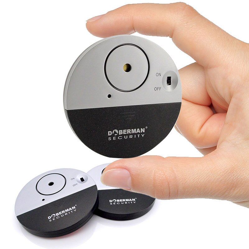 New SE-0106 Ulrta-Slim Door Window Magnetic Sensor Alarm With Warning Sticker For Home House Apartment Store Office Security