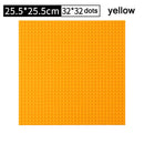32*32 Dots Plastic Blocks Base Plates 50*50 Pink Compatible Big Brand City Classic Toys Mini Building Bricks Baseplates for Kids
