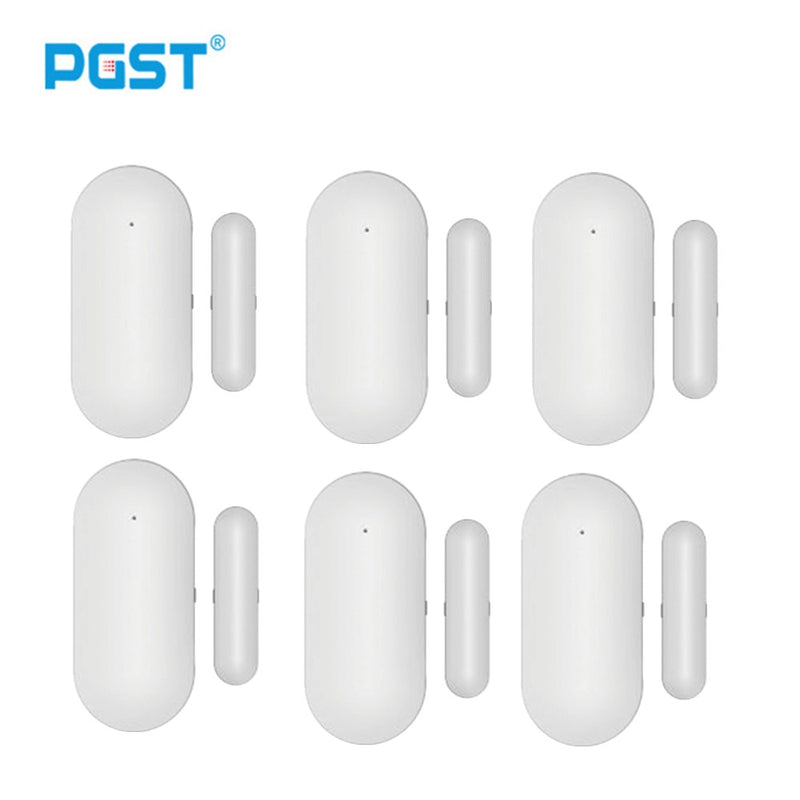 PGST Window Door Sensor for All 433mhz Wireless Home Alarm Security Smart Gap Sensor to Detect Open Door