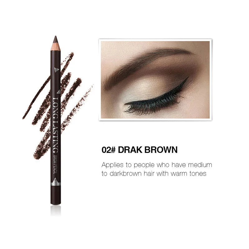 Hot Selling Menow P113 Eyebrow Pencil Wholesale Waterproof And Sweatproof Beginners  Easy to Wear Makeup Cosmetic Gift for Girl