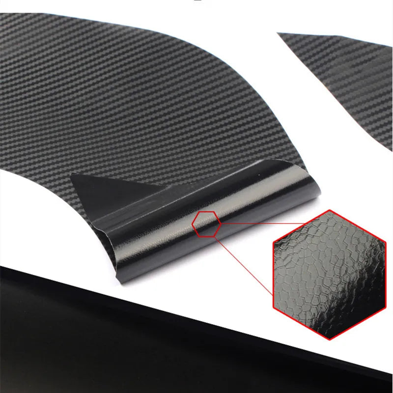 4Pcs/Set Car Styling Mouldings Sticker Car Door Sticker Carbon Fiber Scratches Resistant Cover Auto Handle Protection Film Parts