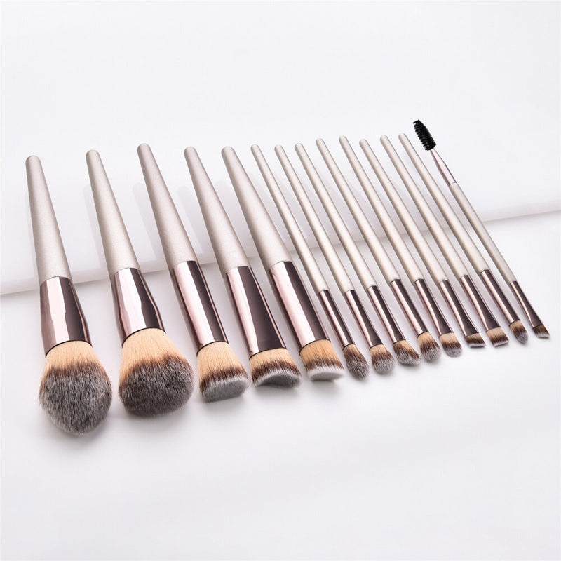 FLD 5/10pcs Super Soft Desiger Makeup Brushes Foundation Powder Blush Eyeshadow Blending Cosmetic Set Tools Brochas Maquillaje