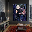 Anime Jujutsu Kaisen Gojo Satoru Art Poster Mordern Study  Living Room Bedroom Home Wall Decor Canvas Painting Comic