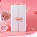 Double Door Makeup Storage Box Dressing Table Skin Care Product Finishing Box Lipstick Finisher Beauty Box Beauty Makeup Toolbox