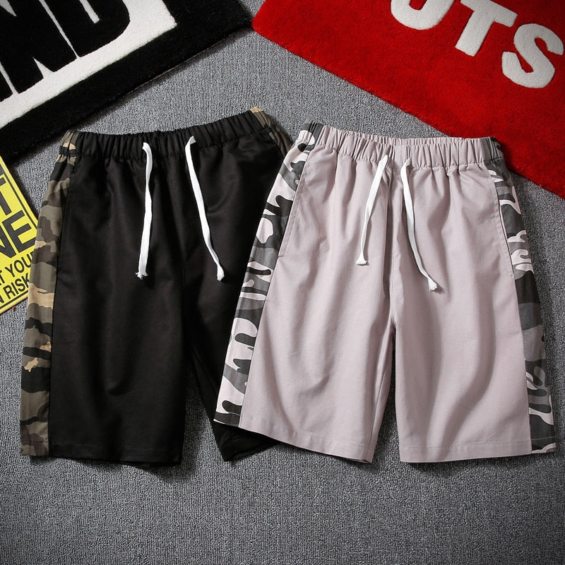 Summer Cotton Mens Shorts New Casual Linen Shorts Breathable Big Size 4XL Beach Soild Sweatshorts Joggers Patchwork Short Pants