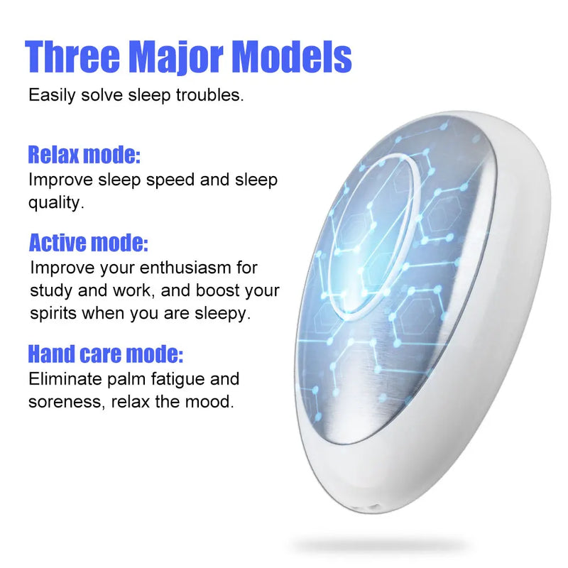 Smart Microcurrent Holding Sleep Aid Instrument  Intelligent Sleep Device Hypnosis High Pressure Relief Relaxation Health Care