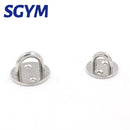 1pcs Staple Ring wall Hook Heavy Duty Fixed Pad Eye Plate Deck Door Buckle U-Shaped Heavy Duty Ceiling Mount Hanger