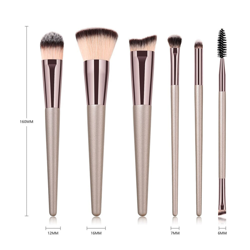 FLD 5/10pcs Super Soft Desiger Makeup Brushes Foundation Powder Blush Eyeshadow Blending Cosmetic Set Tools Brochas Maquillaje