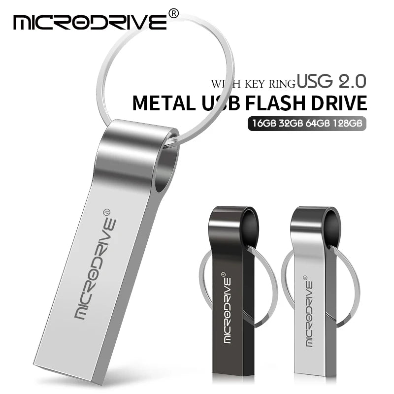 Waterproof metal usb flash drive pen drive 128g 64g 32g 16g 8g 4g usb 2.0 pendrive memory stick u disk flash memory card