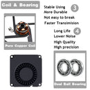 2PCS 40mm 3D Printer Fan 12V 24V 5V 4010 Blower Printer Cooling Accessories DC Turbo Blower Fan Radial Fans 40x40