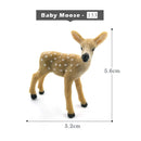 Hot Easter Rabbit Wolf Deer Lion Fox Meerkat Squirrel Figurine Home Decor Miniature Fairy Garden Decoration Accessories Modern