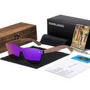 GM Walnut Wooden Sunglasses Women Brand Designer Retro Wood Sun Glasses For Men Mirror Shades Fashion Oculos Gafas De Sol