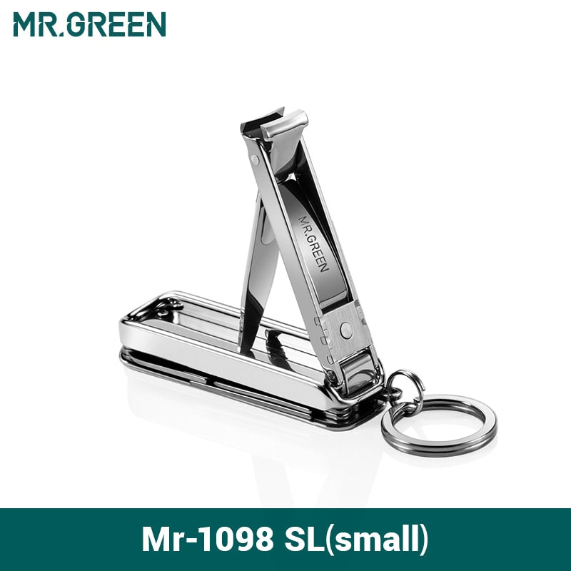 MR.GREEN Multifunctional Nail Clipper Stainless Steel Six Functions Nail Files Bottle Opener Small Knife Scissors Nail Cutter