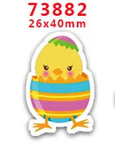 DIY Craft Supplies Sewing Accessories Cartoon Easter Bunny Printed Planar Resins Mold 10 Pieces. PR-73721