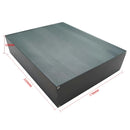 Aluminum Cooling Box Circuit Board Project Electronic Black Cooling Case 220X178X50MM For Data Board Power Supply Units