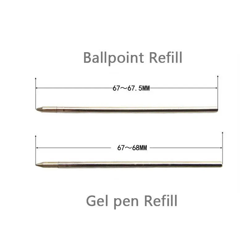 68mm long Ballpoint metal D1 Pen Refill fits for ZEBRA PLATINUM Ballpen