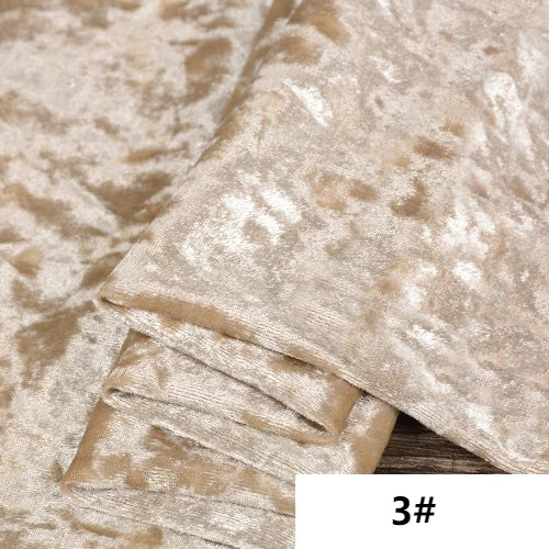 Stretch Crushed Velvet Fabric Upholstery Velour Cloth For Sofa and Curtain,Red,Black,Grey,Teal,Green,Blue,Pink