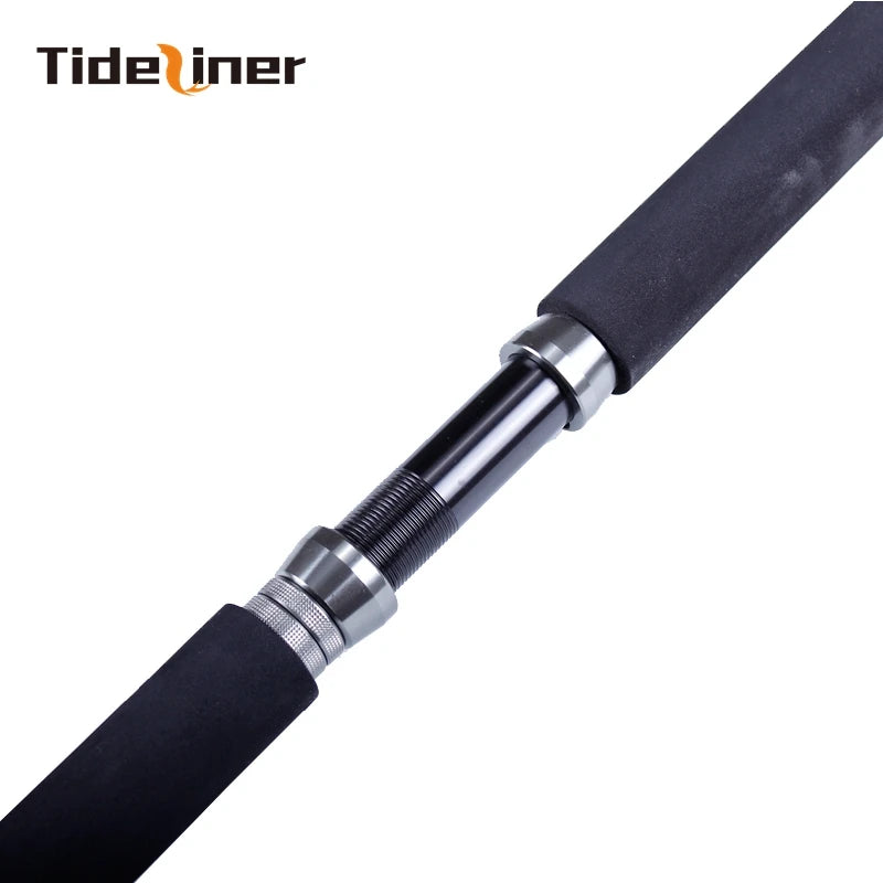 Tideliner 1.98m 2.1m Heavy Duty Trolling Jigging Boat Fishing Rod Quality Raft Pole Cane Saltwater With Rollers