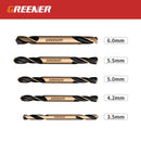 GREENER 3.0-6.0mm Cobalt Coated Twist Drill Bit Set Super Hard Drill Bit For Wood/Metal/Stainless Steel Hole Cutter Power Tools
