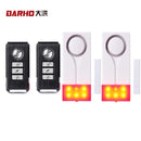Darho Red Flash Home Shop Security Bell  With Sound Window Door Magnet Sensor Detector Wireless Alarm System+Remote Controller